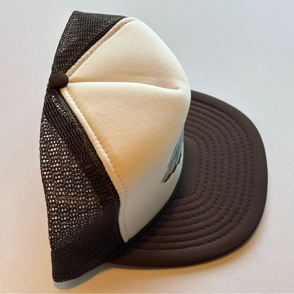 VINTAGE SNAPBACK Men’s Hat‎ Brown with Teddy Bear Design Like New